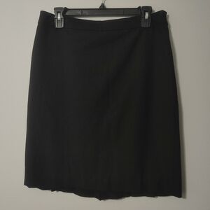 Ann Taylor LOFT Classic Black Pencil Skirt 6